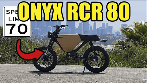 Testing The ONYX RCR 80 Volt - This 70mph E-Bike Is Wild! - ONYX Motors
