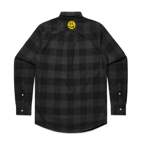 80V CHECK SHIRT /// LONG SLEEVE BUTTON UP - ONYX Motors