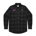 80V CHECK SHIRT /// LONG SLEEVE BUTTON UP - ONYX Motors