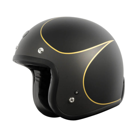 Torc Helmet - Del Mar Hardy Black - ONYX Motors