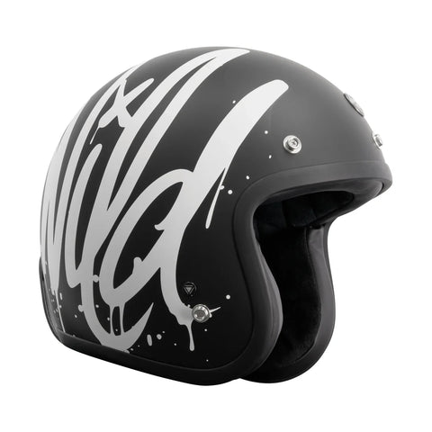 Torc Helmet - Del Mar Wild One Black - ONYX Motors