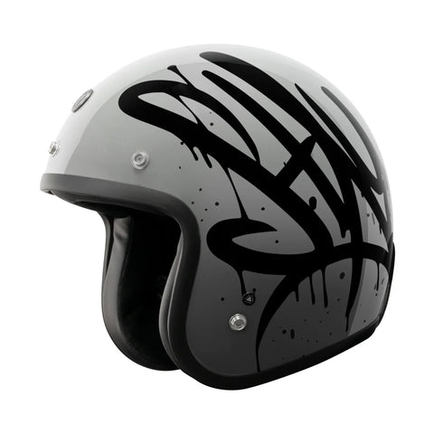 Torc Helmet - Del Mar Wild One Grey - ONYX Motors