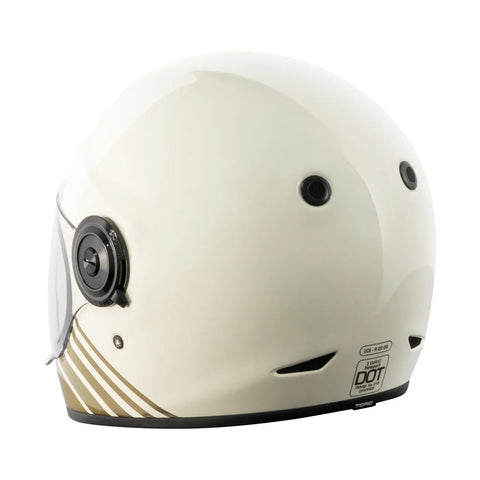 Torc Helmet - Newport Breakers Cream - ONYX Motors