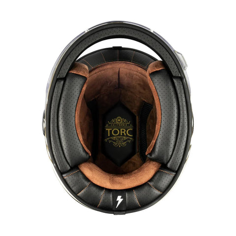 Torc Helmet - Newport Breakers Cream - ONYX Motors