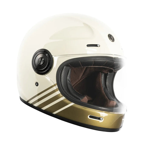 Torc Helmet - Newport Breakers Cream - ONYX Motors