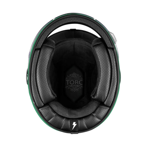 Torc Helmet - Newport Cali Iridecent Teal - ONYX Motors