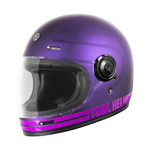 Torc Helmet - Newport Cali Iridecent Purple - ONYX Motors