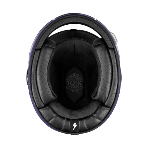 Torc Helmet - Newport Cali Iridecent Purple - ONYX Motors