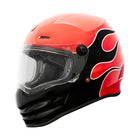 Torc Helmet - Pomona Fire Red Black - ONYX Motors