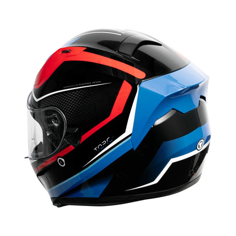 Torc Helmet - T - 15 Route Blue Red - ONYX Motors