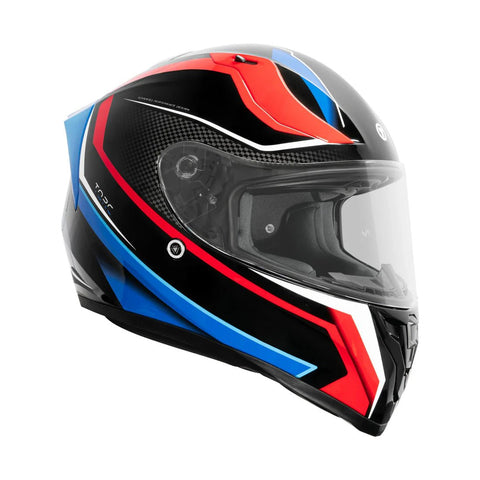 Torc Helmet - T - 15 Route Blue Red - ONYX Motors
