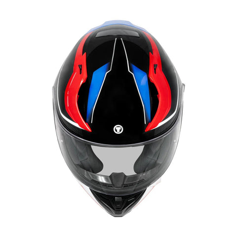 Torc Helmet - T - 15 Route Blue Red - ONYX Motors