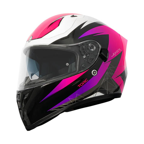 Torc Helmet - T - 15 Shock Fluo Fuxia - ONYX Motors