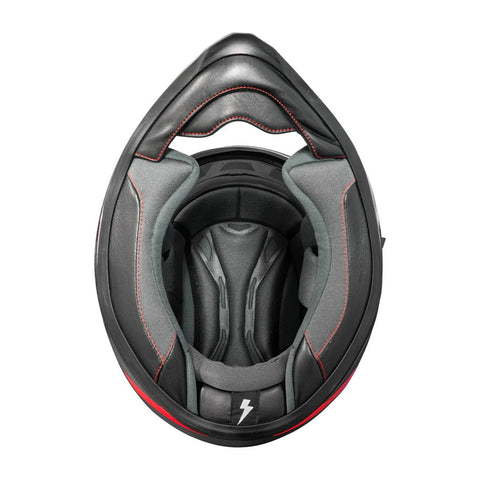 Torc Helmet - T - 15 Shock Fluo Red - ONYX Motors