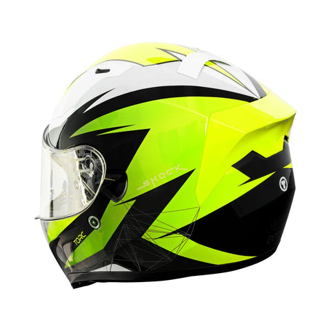 Torc Helmet - T - 15 Shock Fluo Yellow - ONYX Motors