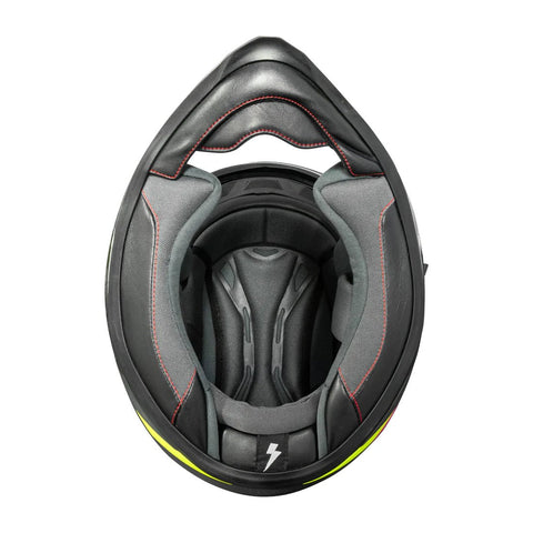 Torc Helmet - T - 15 Shock Fluo Yellow - ONYX Motors