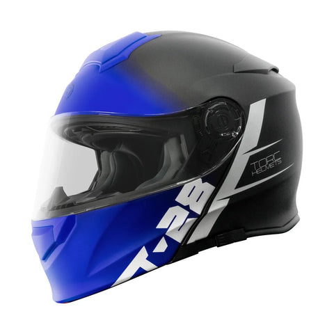 Torc Helmet - T - 28 Essence Black Blue - ONYX Motors