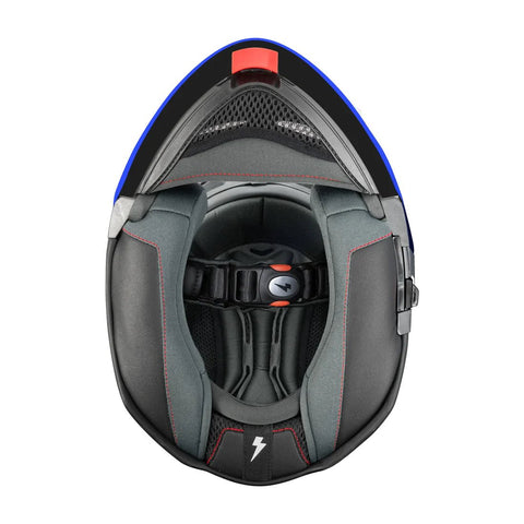 Torc Helmet - T - 28 Essence Black Blue - ONYX Motors