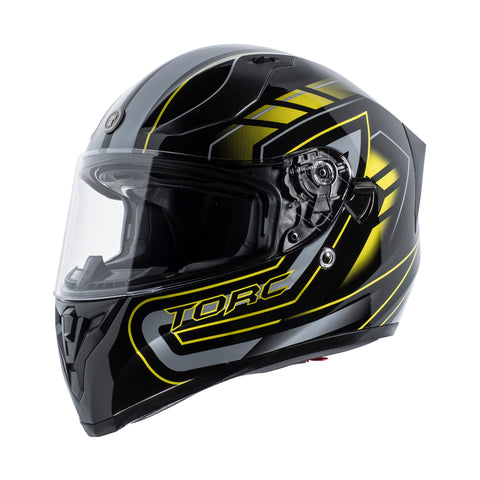 Torc Helmet - T-15 Horizon HI VIZ Yellow