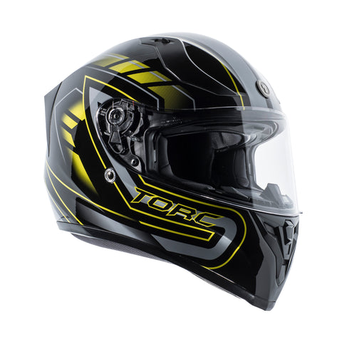 Torc Helmet - T-15 Horizon HI VIZ Yellow