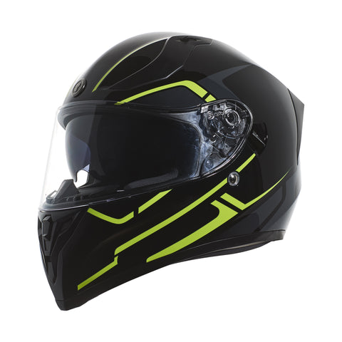 Torc Helmet - T-15 Rush HI VIZ Yellow