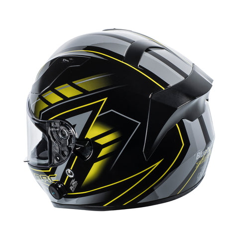 Torc Helmet - T-15 Bluetooth Horizon HI VIZ Yellow