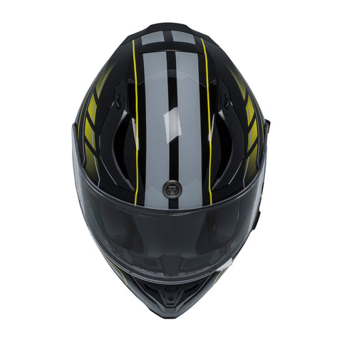 Torc Helmet - T-15 Bluetooth Horizon HI VIZ Yellow