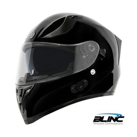 Torc Helmet - T-15 Bluetooth Gloss Black