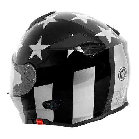 Torc Helmet - T-28 Bluetooth Silver Star