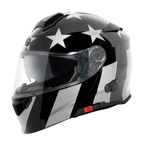 Torc Helmet - T-28 Bluetooth Silver Star