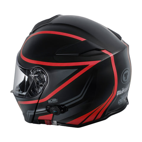 Torc Helmet - T-28 Bluetooth Vapor Red