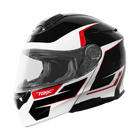 Torc Helmet - T - 28 Vertex Black Red - ONYX Motors