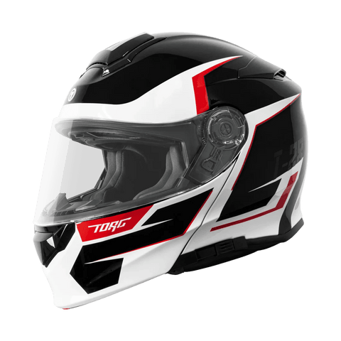 Torc Helmet - T - 28 Vertex Black Red - ONYX Motors
