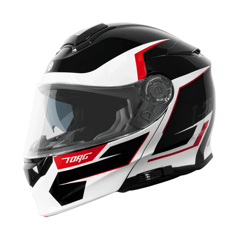 Torc Helmet - T - 28 Vertex Black Red - ONYX Motors
