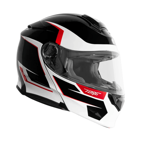Torc Helmet - T - 28 Vertex Black Red - ONYX Motors