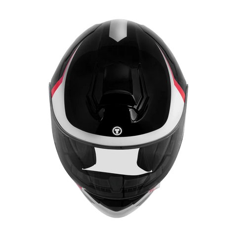Torc Helmet - T - 28 Vertex Black Red - ONYX Motors