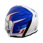 Torc Helmet - T - 28 Vertex Blue White Red - ONYX Motors