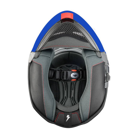 Torc Helmet - T - 28 Vertex Blue White Red - ONYX Motors