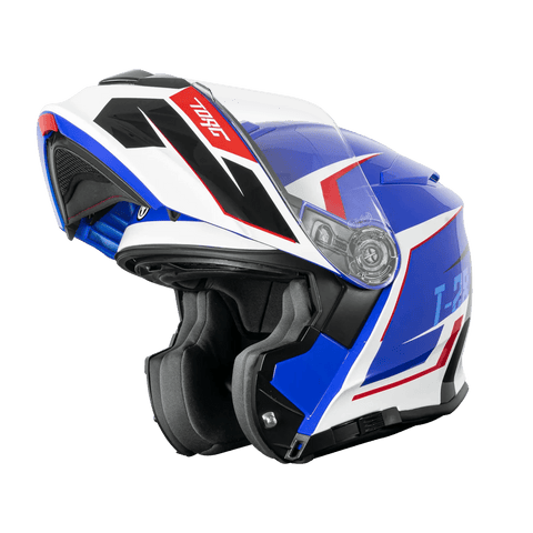 Torc Helmet - T - 28 Vertex Blue White Red - ONYX Motors