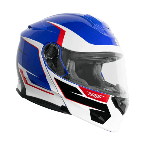 Torc Helmet - T - 28 Vertex Blue White Red - ONYX Motors