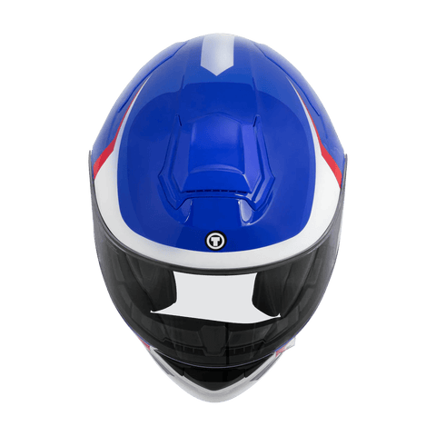 Torc Helmet - T - 28 Vertex Blue White Red - ONYX Motors