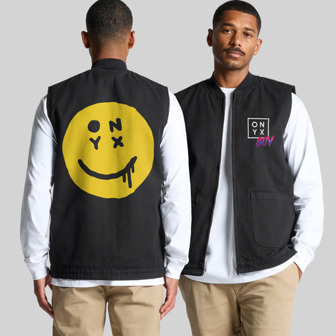 BILL & TED /// CANVAS VEST - ONYX Motors